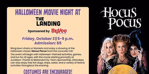 Halloween Movie Night at The Landing
