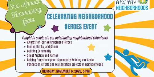 Celebrating Neighborhood Heroes Event