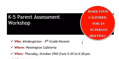 K-5 Parent Assessment Workshop