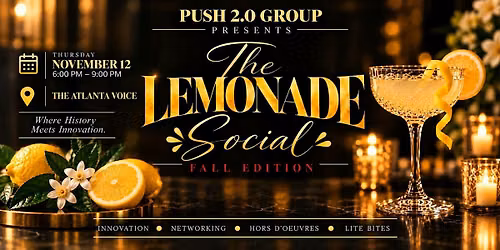 The Lemonade Social ( Fall Edition )