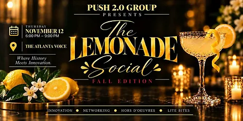 The Lemonade Social ( Fall Edition )