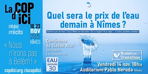 [COPdici] Quel sera la prix de l'eau demain \u00e0 N\u00eemes ?