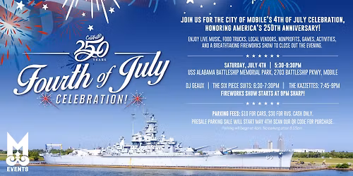 Fourth of July Celebration: America's 250th Anniversary