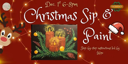 Christmas Sip and Paint