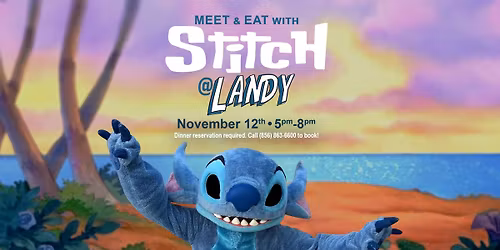 Meet & Eat with Stitch at Landmark!