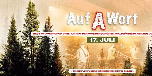 Auf a Wort live - Best of Austropop