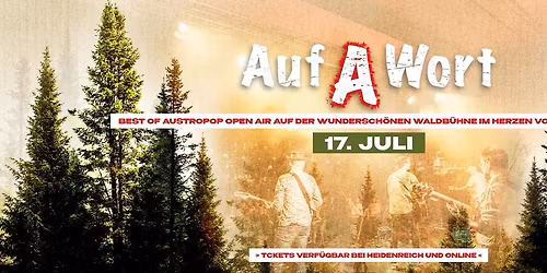 Auf A Wort live - Best of Austropop
