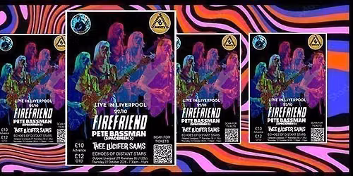 Firefriend, Pete Bassman (ex Spacemen 3), Thee Lucifer Sams and Echoes of Distant Stars - Outpost Liverpool - Thursday 22 October 2026