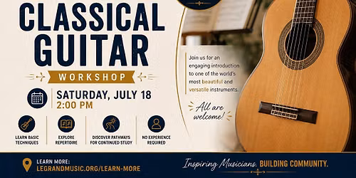 Introduction to Classical Guitar Workshop