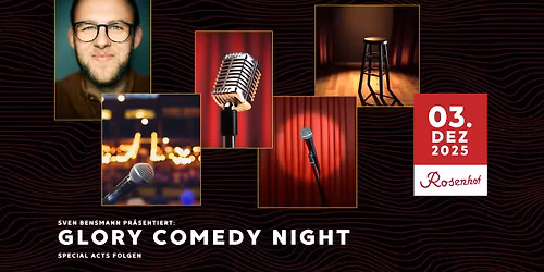 Glory Comedy Night \u2022 03.12.2025 \u2022 Rosenhof Osnabr\u00fcck