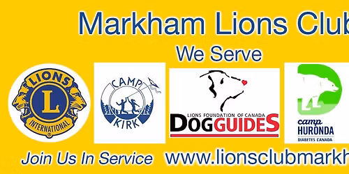 Markham Lions Club - Pet Valu Walk For Dog Guides on May 30th