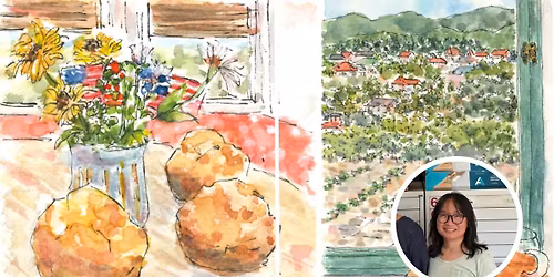 Tea, Treats & Everyday Sketching with artist in residence Ottavia Huang