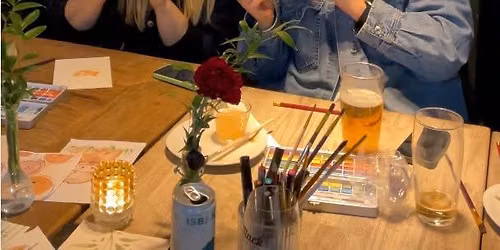 Paint and sip hos Frua Spiseri - 19 Juni! 