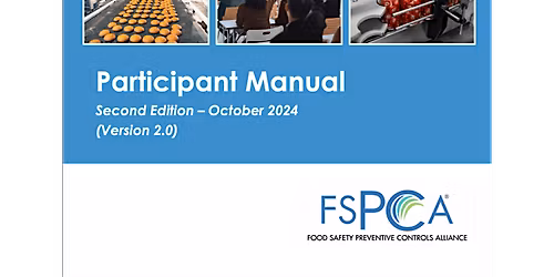 PCQI Training Course V2.0- FSPCA 2.75 Day Course, Chicagoland \/ Naperville