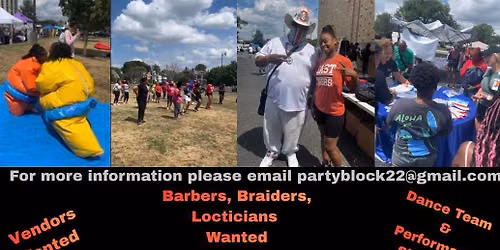East High Block Party & Back To School Drive