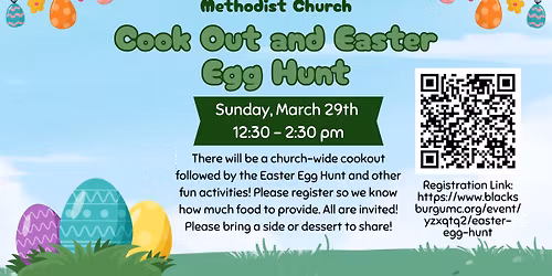 Cookout & Easter Egg Hunt