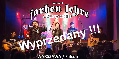 FARBEN LEHRE Akustycznie \/\/ Warszawa - Falcon\/ Wyprzedany