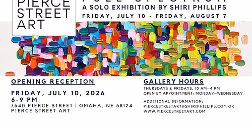 Full Spectrum, A Solo Exhibition by Shiri Phillips at Pierce Street