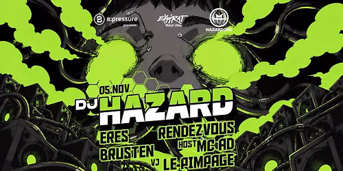 B:pressure pres. Dj Hazard (UK) \u2022 05.11.2026