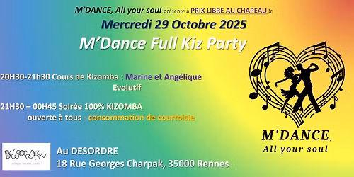 M'DANCE FULL KIZ PARTY