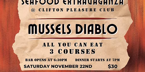 Seafood Extravaganza - Mussels Diablo