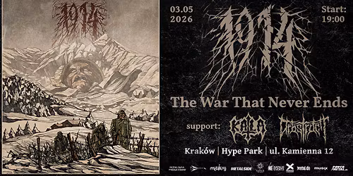The War That Never Ends: 1914, KATLA, Orbstruct | Krakow, Hype Park | 03.05.2026