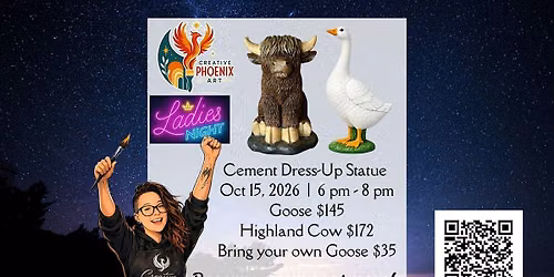Cement Dress-Up Statue