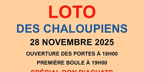 LOTO DES CHALOUPIENS