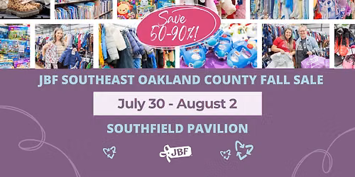 JBF Southeast Oakland County Fall Sale | Southfield Pavilion