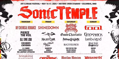 2026 Sonic Temple - Sunday at Historic Crew Stadium