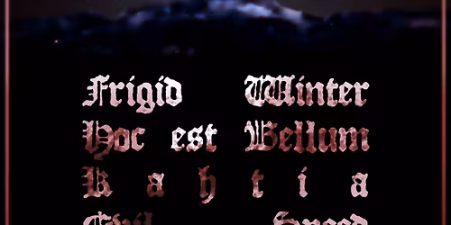 Cold Speed, Vomit & War