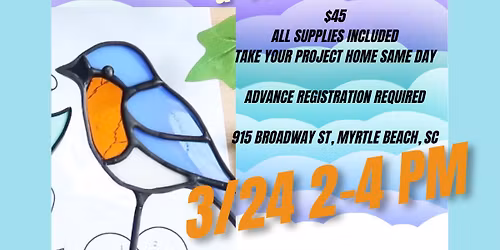 Bird Stained Glass Make & Take Class