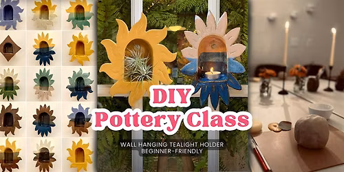DIY Cozy Tealight Candle Holder | Pottery Workshop