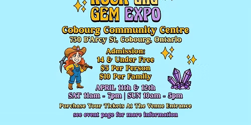 Cobourg Rock and Gem Expo 2026