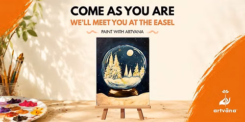 Snow Globe Paint and Sip at Ocean5 | Gig Harbor WA