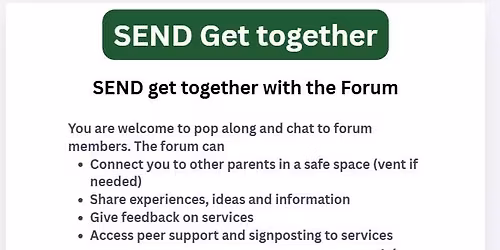 SEND Get Together Coffee Morning