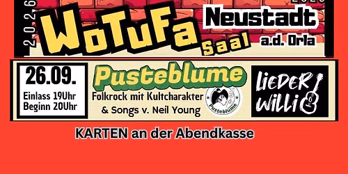 Pusteblume (Folkrock -Kult aus Lichtenstein \/Sachsen) + LIEDER WILLI