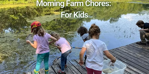 Morning Farm Chores: For Kids