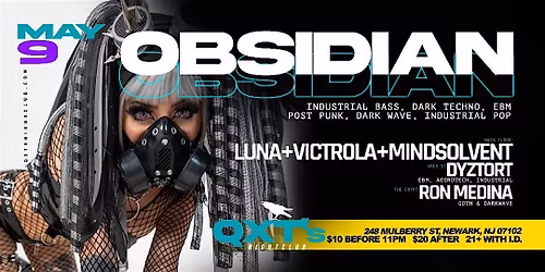 OBSIDIAN: cutting edge dark electronic, goth, industrial & darkwave music