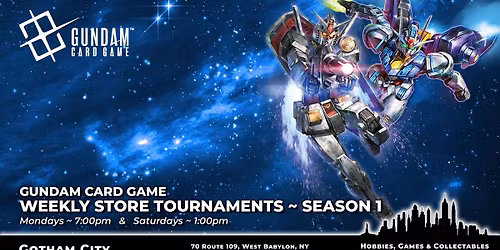 Weekly Gundam TCG Events