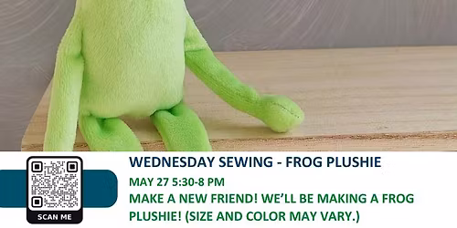 Wednesday Sewing: Frog Plushie