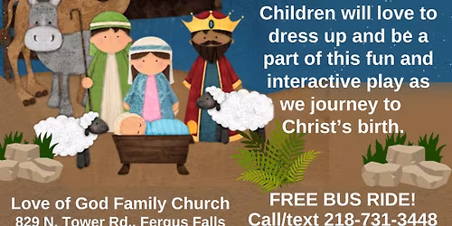 Experience walking thru The Christmas Story FOR KIDS