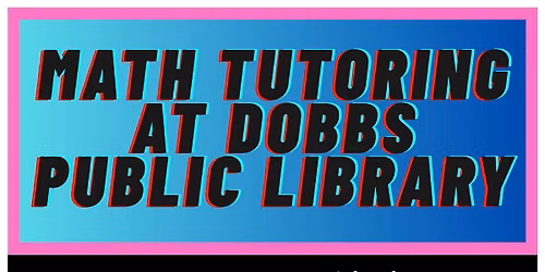 Math Tutoring at the Library