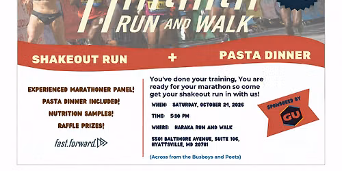 Haraka Rasta Pasta Shake Out Run