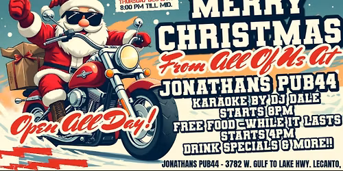 Merry Christmas at Jonathan\u2019s Pub44!