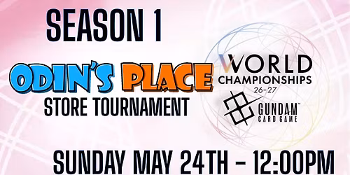 Gundam WCS Odin's Place Store Tournament