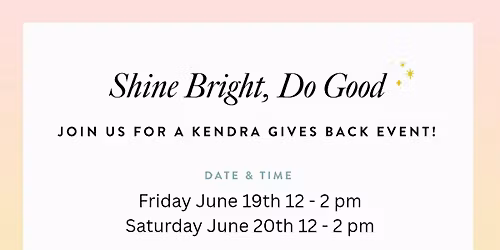 Shine bright, do good \u2728