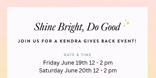 Shine bright, do good \u2728