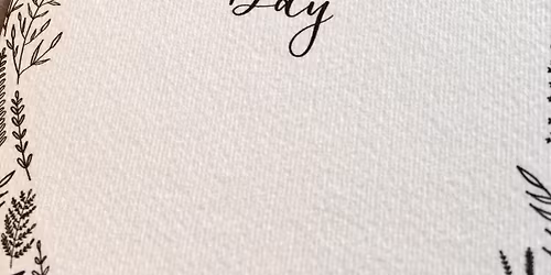 RS Activity - Calligraphy