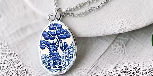 Broken to Beautiful- Vintage Dish Jewelry 